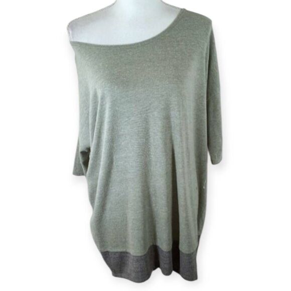 LULAROE GRAY TUNIC SZ.L GUC. - Picture 1 of 4